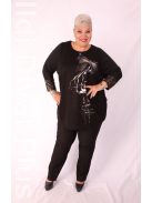 Sinyora Fekete-Ezüst Masnika Tunika