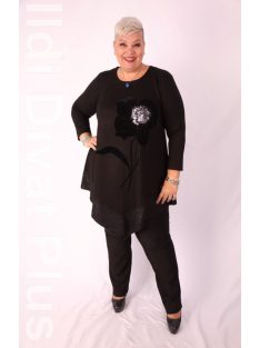 Sinyora Fekete-Ezüst Szema Tunika