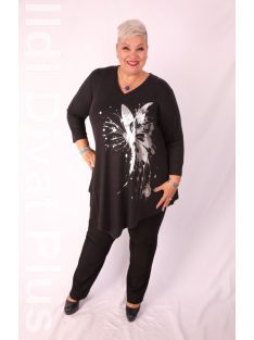 Sinyora Szürke-Ezüst Pelle Tunika