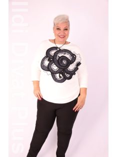 La Velina Fehér Rose Felső