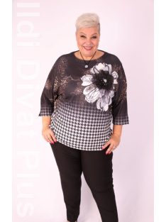 La Velina Szürke-Ocelott Zizi Felső