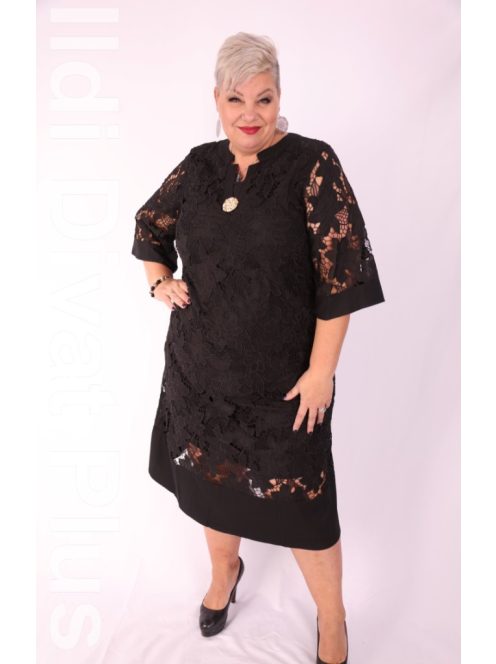 Luani Fekete Csipke Ruha