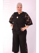 Luani Fekete Csipke Nadrágos Szett