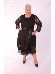 Cadrelli Fekete-Csipkés Oti Ruha