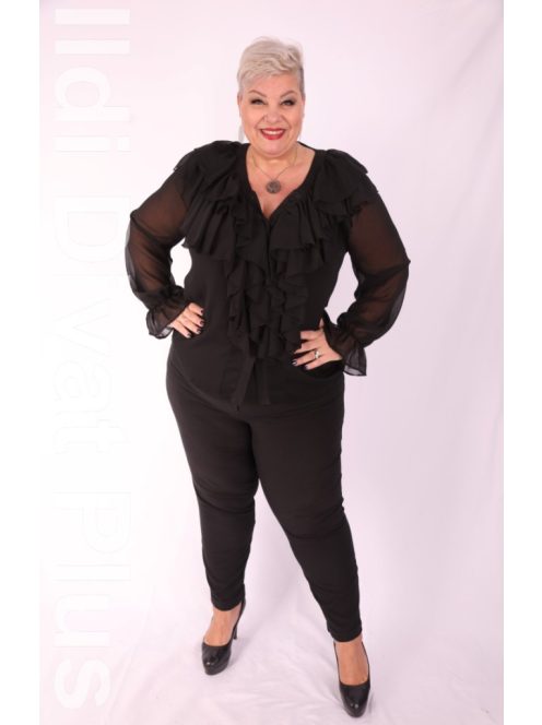 Cadrelli Fekete Zsabós Blúz