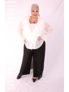 Cadrelli Fehér Zsabós Blúz-48