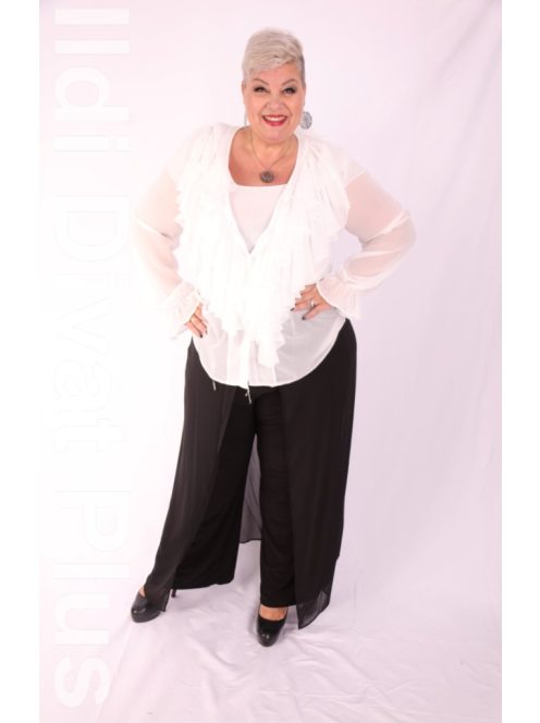 Cadrelli Fehér Zsabós Blúz