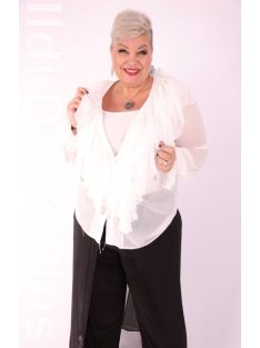 Cadrelli Fehér Zsabós Blúz