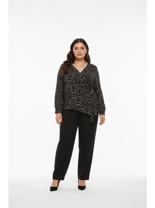 Selly Fekete-Ekrü Minna Blúz
