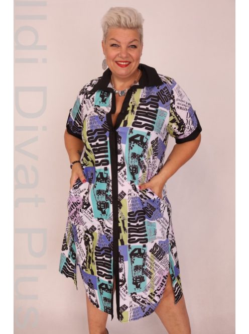 Darkwin Színes-Fekete Feliratos Ingruha