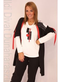 ViaVia Fekete-Piros Háromrészes Szett