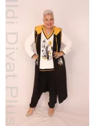 ViaVia Fekete-Fehér-Mustár Kétrészes Szett