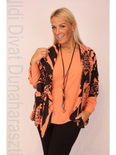 ViaVia Rozsda-Fekete Mintás Háromrészes Szett