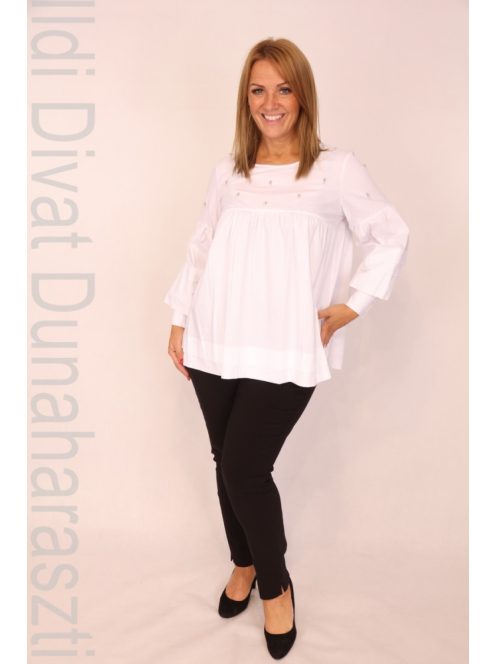 Gemko Fehér Gyöngyös-Köves Ingtunika