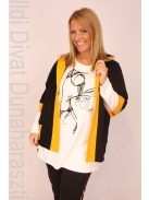 ViaVia Fekete-Mustár Háromrészes Szett-48