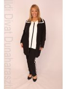 ViaVia Fekete-Fehér Köves Háromrészes Szett-44