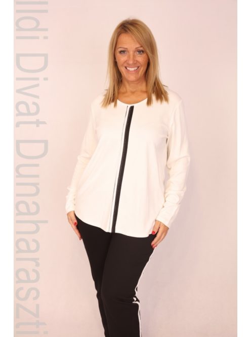 ViaVia Fekete-Fehér Köves Háromrészes Szett-46