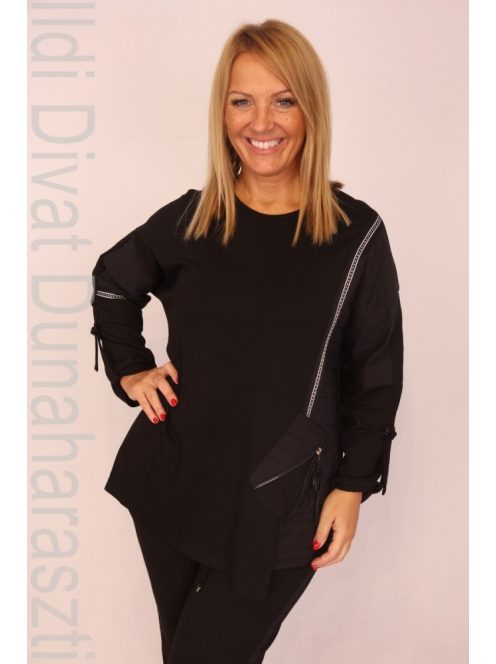 ViaVia Fekete Zsebes Kétrészes Szett