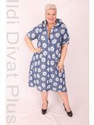 Darkwin Kék Virágos Alev Ruha