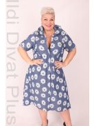 Darkwin Kék Virágos Alev Ruha