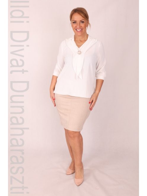 Selent Fehér Galléros Blúz