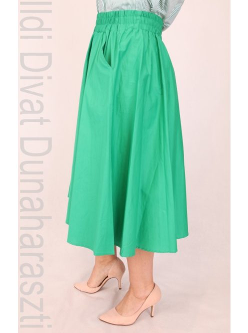 Kapris Zöld Gumis Derekú Szoknya