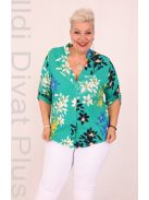 Eseoglu Zöld Virágos Ing