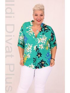 Eseoglu Zöld Virágos Ing