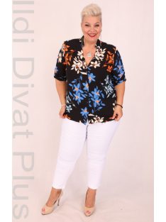 Eseoglu Fekete Virágos Ing