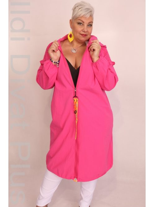 Darkwin Pink Zippes Kabát