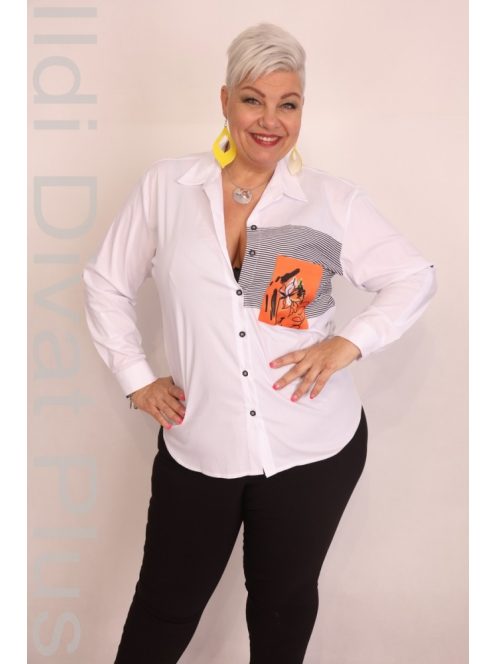 Grandi Fehér-Narancs Zsebes Ing