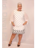 Biljana Fehér-Fekete Hímzett Ruha