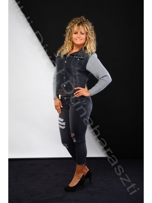 Luizza Kötött ujjú farmerdzseki