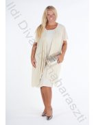 Hesba Beige Köves Ruha