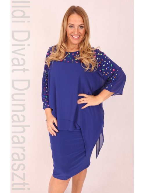 ADM Királykék Köves Ruha