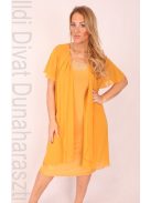 Hesba sárga muszlin ruha - 46