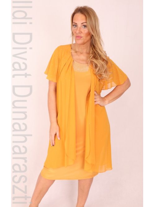 Hesba sárga muszlin ruha - 46