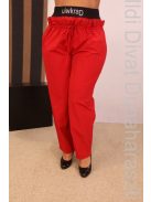 Darkwin Piros Gumis Derekú Nadrág-2