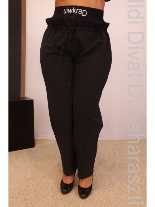 Darkwin Fekete Gumis Derekú Nadrág