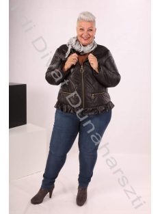 Cavaricci Fodros fekete kabát