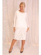 Halisdogán Fehér Köves Muszlin Ruha-46