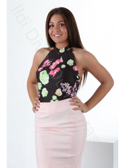 Envy Nyakbakötős virágos body