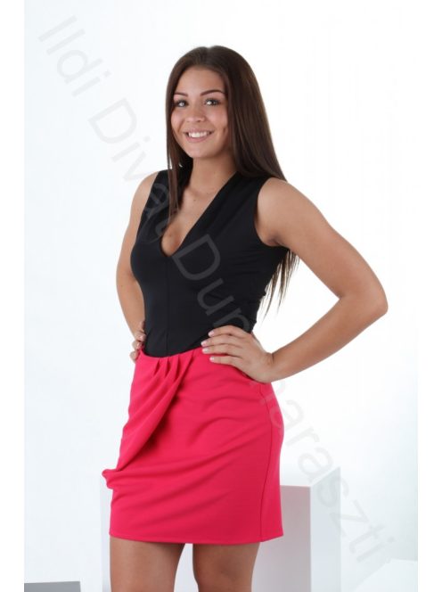 Envy Átlapolt Málna szoknya-S