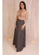 Envy Rács Mintás Maxi Szoknya
