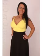 Envy Sárga Keresztpántos Body