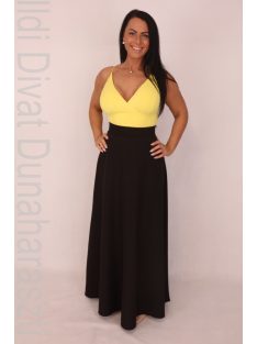 Envy Sárga Keresztpántos Body