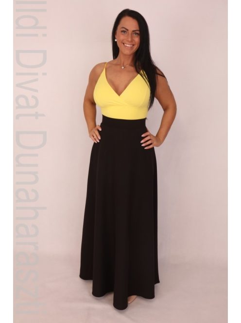 Envy Sárga Keresztpántos Body