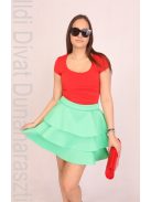 Envy Piros Dekoltált Oldalt Húzott Body