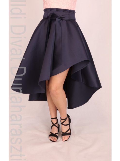 Envy Sötétkék Derekán Kötős Szoknya-XS