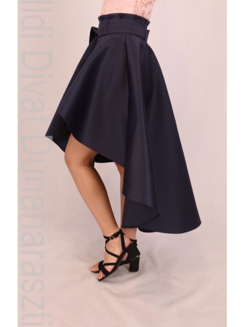 Envy Sötétkék Derekán Kötős Szoknya-XS